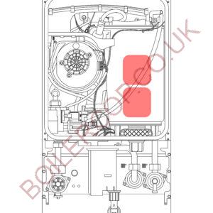 87161070460 - WORCESTER - Greenstar RI - Greenstar 15 RI HE - Baffle Set